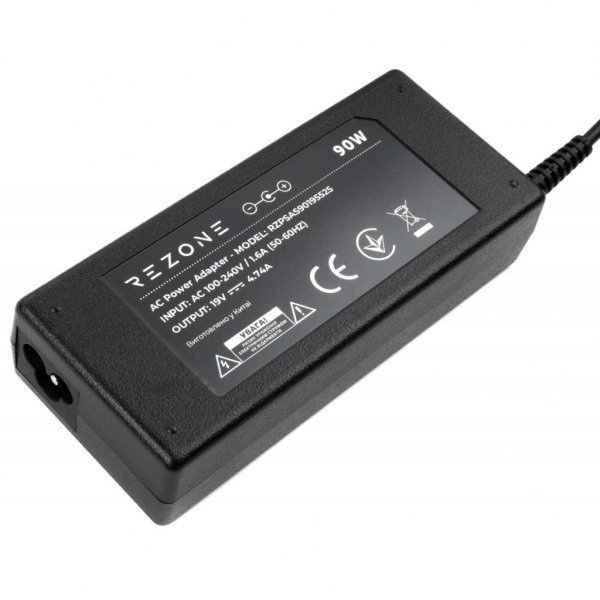 Блок живлення до ноутбука Rezone ASUS 90W 19V 4.74A коннектор 5.5*2.5 (RZPSAS90195525) Блок живлення до ноутбука Rezone ASUS 90W 19V 4.74A коннектор 5.5*2.5 (RZPSAS90195525)