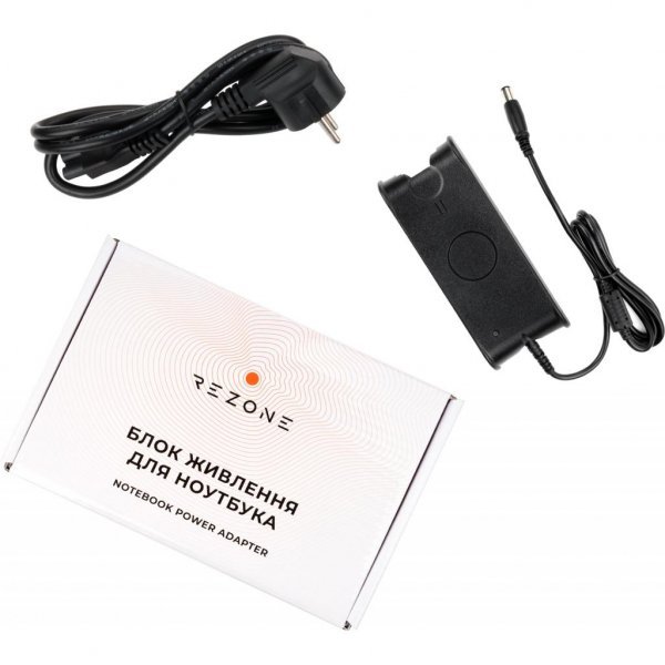 Блок живлення до ноутбука Rezone DELL 65W 19.5V 3.34A коннектор 7.4*5.0 (RZPSDL65197450)