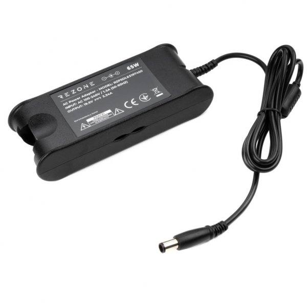 Блок живлення до ноутбука Rezone DELL 65W 19.5V 3.34A коннектор 7.4*5.0 (RZPSDL65197450)