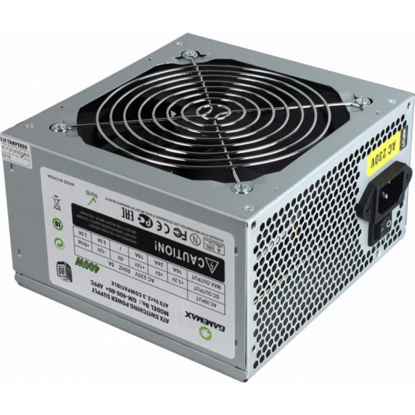 Блок живлення GAMEMAX 400W (GM-400W-80+APFC)