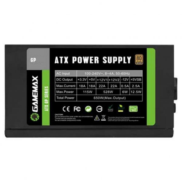 Блок живлення GAMEMAX 400W (GP-400A) Блок живлення GAMEMAX 400W (GP-400A)