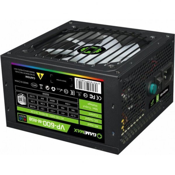 Блок живлення GAMEMAX 600W (VP-600-M-RGB)