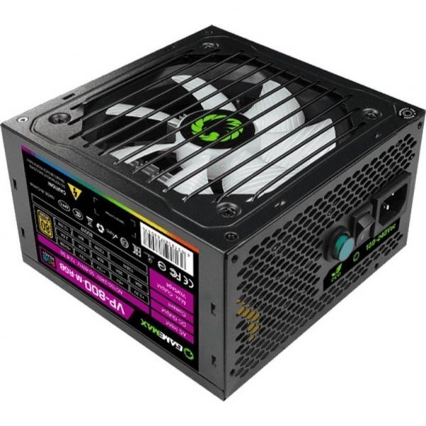 Блок живлення GAMEMAX 800W (VP-800-M-RGB)