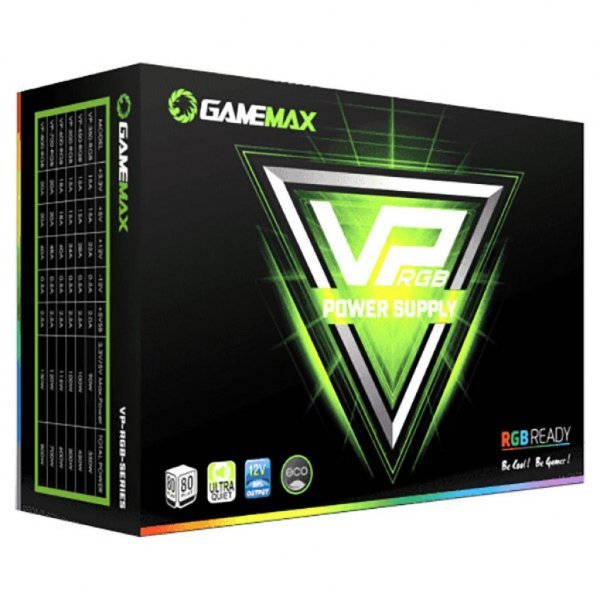 Блок живлення GAMEMAX 800W (VP-800-RGB)