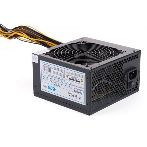 Блок живлення Vinga 450W (PSU-450-12)