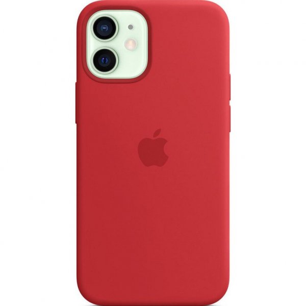 Чохол до моб. телефона Apple iPhone 12 mini Silicone Case with MagSafe - (PRODUCT)RED (MHKW3ZE/A)