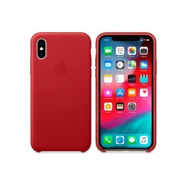 Чохол до моб. телефона Apple iPhone XS Leather Case - (PRODUCT)RED, Model (MRWK2ZM/A)