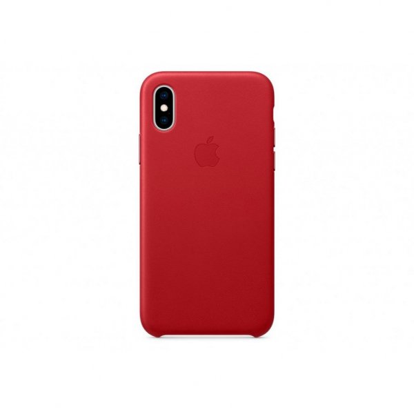 Чохол до моб. телефона Apple iPhone XS Leather Case - (PRODUCT)RED, Model (MRWK2ZM/A)