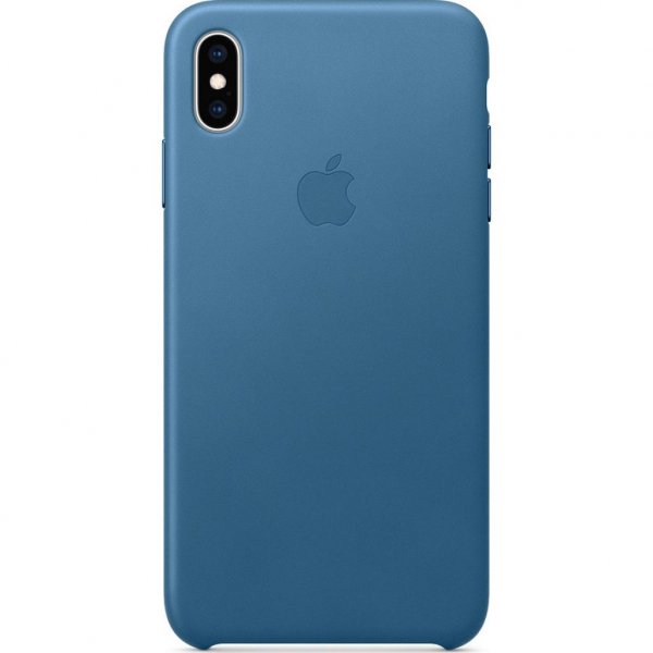 Чохол до моб. телефона Apple iPhone XS Max Leather Case - Cape Cod Blue, Model (MTEW2ZM/A)