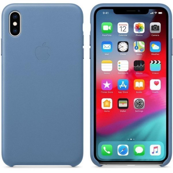 Чохол до моб. телефона Apple iPhone XS Max Leather Case - Cornflower (MVFX2ZM/A)