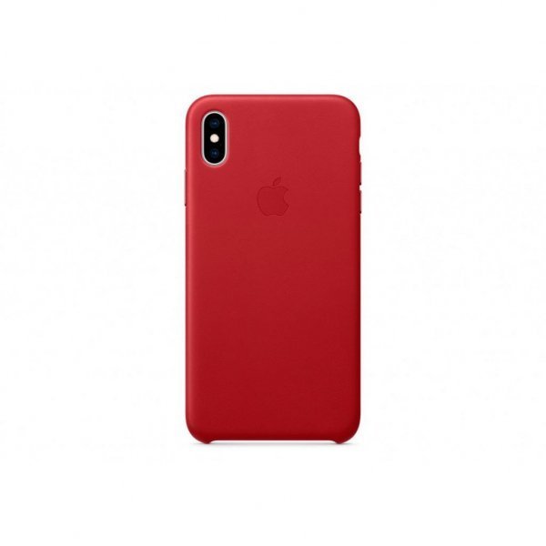 Чохол до моб. телефона Apple iPhone XS Max Leather Case - (PRODUCT)RED, Model (MRWQ2ZM/A)