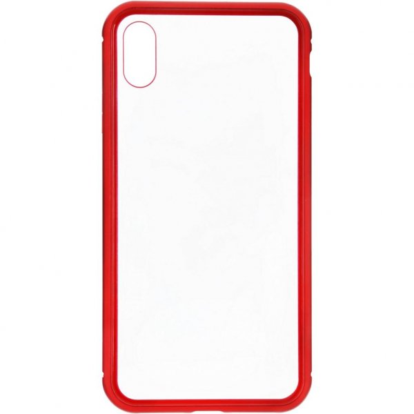 Чохол до моб. телефона Armorstandart Magnetic Case 1 Gen. iPhone XS Max Clear/Red (ARM53391)