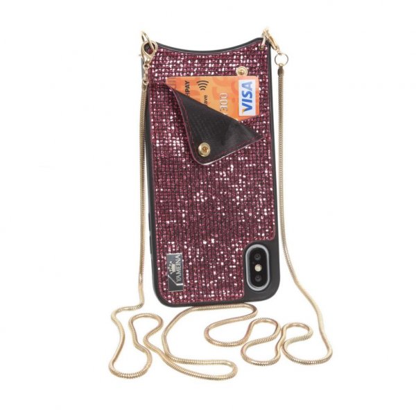 Чохол до моб. телефона BeCover Glitter Wallet Apple iPhone Xs Max Pink (703623) (703623)