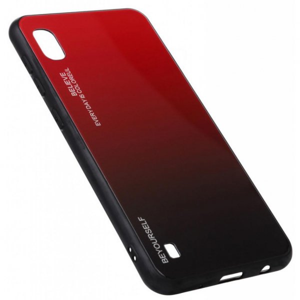 Чохол до моб. телефона BeCover Gradient Glass Samsung Galaxy M10 2019 SM-M105 Red-Black (703872)