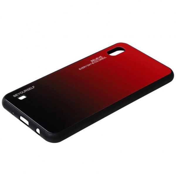Чохол до моб. телефона BeCover Gradient Glass Samsung Galaxy M10 2019 SM-M105 Red-Black (703872)