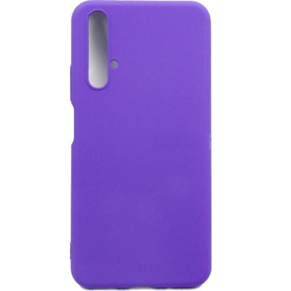 Чохол до моб. телефона DENGOS Carbon Huawei Nova 5T, violet (DG-TPU-CRBN-30) (DG-TPU-CRBN-30)