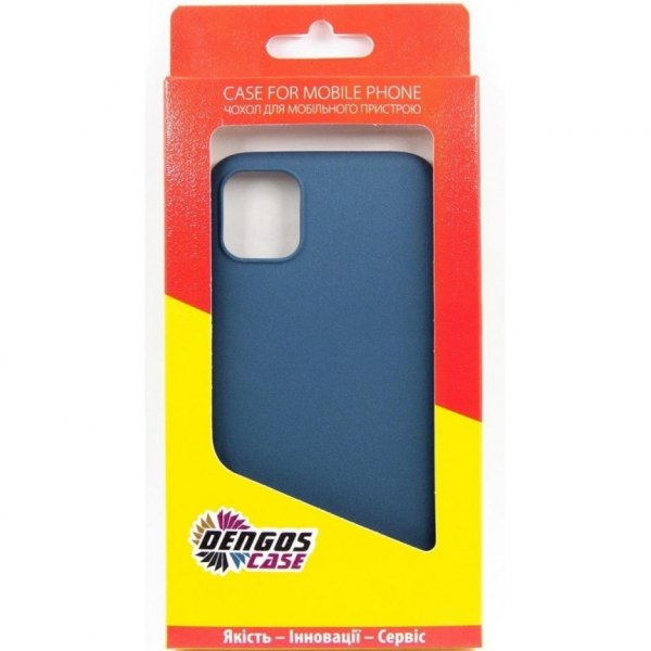 Чохол до моб. телефона DENGOS Carbon iPhone 11, blue (DG-TPU-CRBN-37) (DG-TPU-CRBN-37)