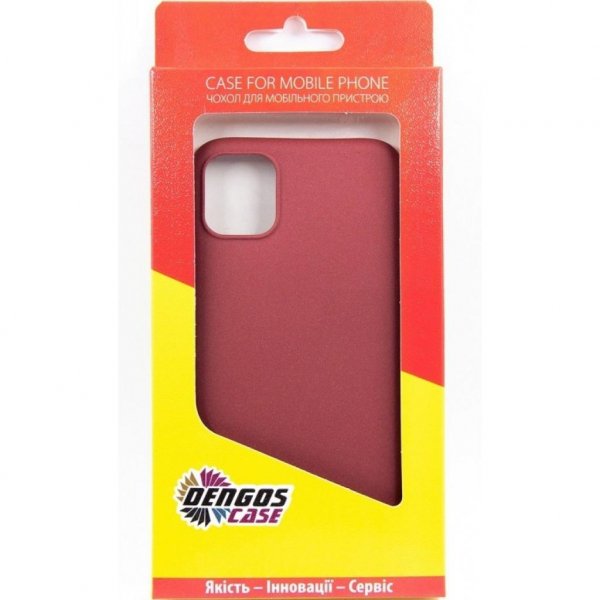 Чохол до моб. телефона DENGOS Carbon iPhone 11, red (DG-TPU-CRBN-35) (DG-TPU-CRBN-35)