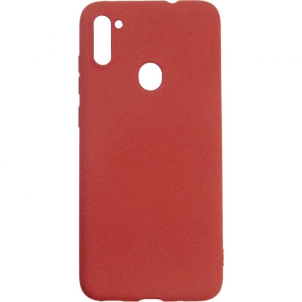Чохол до моб. телефона DENGOS Carbon Samsung Galaxy A11, red (DG-TPU-CRBN-66) (DG-TPU-CRBN-66)