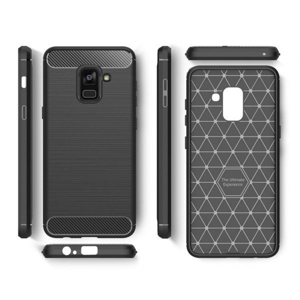 Чохол до моб. телефона для SAMSUNG Galaxy A8 2018 Carbon Fiber (Black) Laudtec (LT-A73018B)