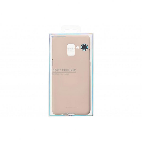 Чохол до моб. телефона Goospery для Samsung Galaxy A8+ (A730) SF Jelly Pink Sand (8809550413542)