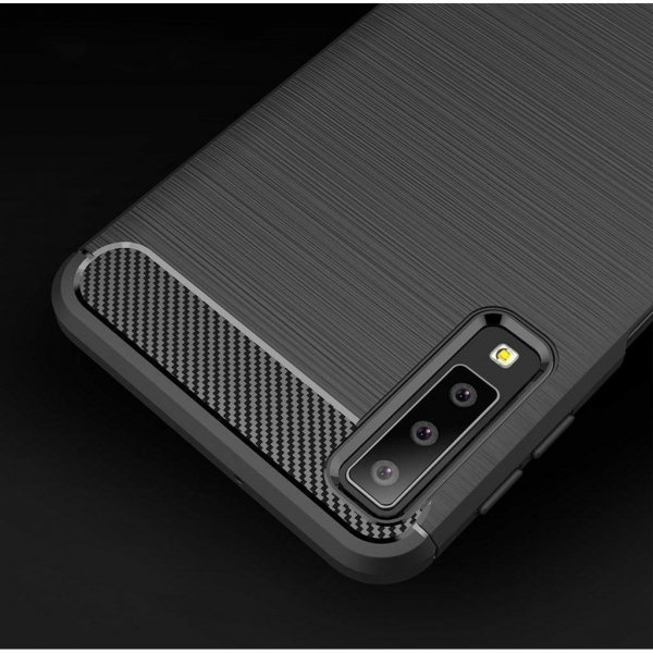Чохол до моб. телефона Laudtec для Galaxy A7 2018/A750 Carbon Fiber (Black) (LT-SGA72018)