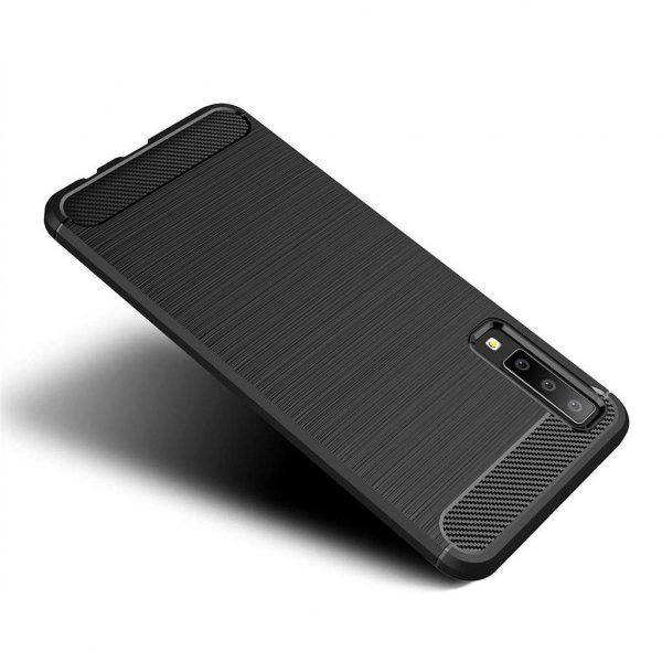 Чохол до моб. телефона Laudtec для Galaxy A7 2018/A750 Carbon Fiber (Black) (LT-SGA72018)