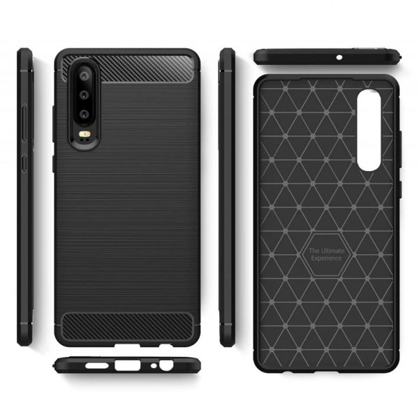 Чохол до моб. телефона Laudtec для Huawei P30 Carbon Fiber (Black) (LT-P30B)