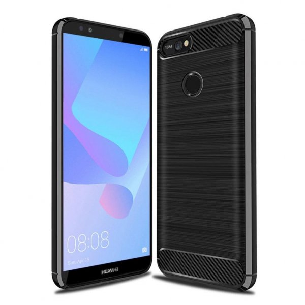Чохол до моб. телефона Laudtec для Huawei Y6 Prime 2018 Carbon Fiber (Black) (LT-HY6PM18)