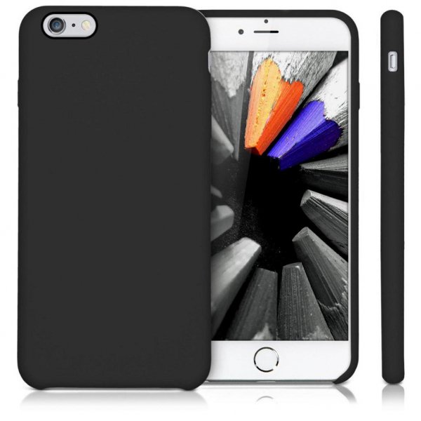 Чохол до моб. телефона Laudtec для iPhone 6/6s liquid case (black) (LT-I6LC)