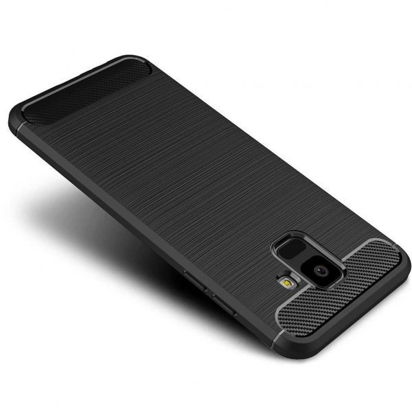 Чохол до моб. телефона Laudtec для Samsung J6 2018/J600 Carbon Fiber (Black) (LT-J600F)