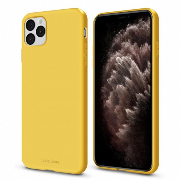Чохол до моб. телефона MakeFuture Flex Case (Soft-touch TPU) Apple iPhone 11 Pro Yellow (MCF-AI11PYE)