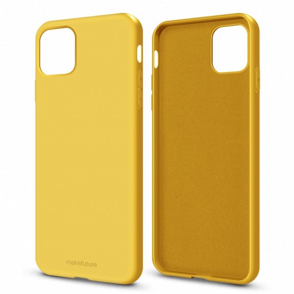 Чохол до моб. телефона MakeFuture Flex Case (Soft-touch TPU) Apple iPhone 11 Pro Yellow (MCF-AI11PYE)