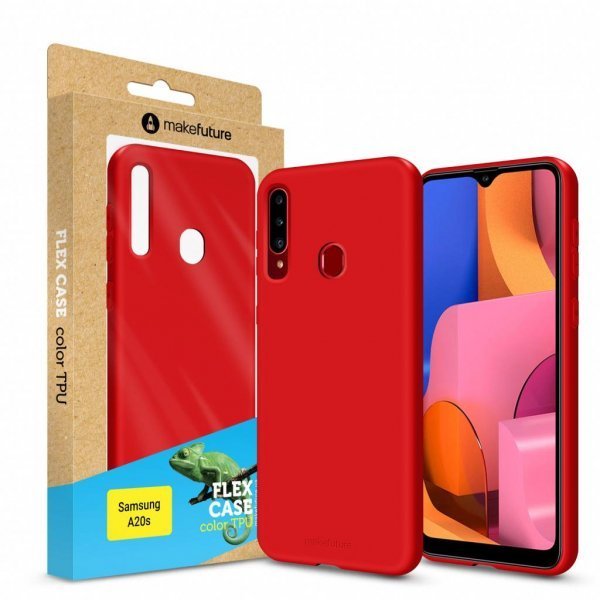 Чохол до моб. телефона MakeFuture Flex Case (Soft-touch TPU) Samsung A20s Red (MCF-SA20SRD)