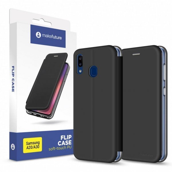 Чохол до моб. телефона MakeFuture Flip Case (Soft-Touch PU) Samsung A20/A30 Black (MCP-SA205BK) Чохол до моб. телефона MakeFuture Flip Case (Soft-Touch PU) Samsung A20/A30 Black (MCP-SA205BK)
