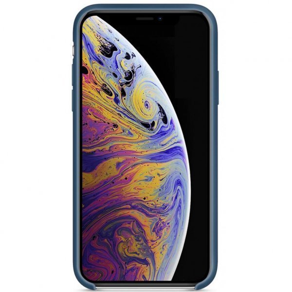 Чохол до моб. телефона MakeFuture Silicone Case Apple iPhone XS Blue (MCS-AIXSBL)