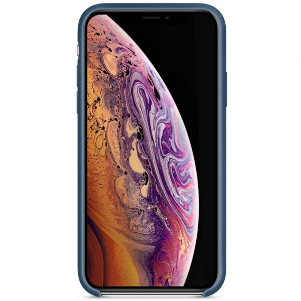 Чохол до моб. телефона MakeFuture Silicone Case Apple iPhone XS Max Blue (MCS-AIXSMBL)