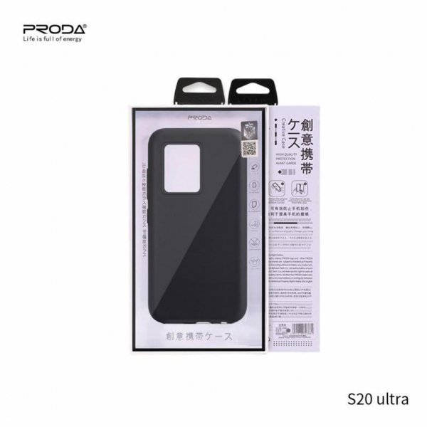 Чохол до моб. телефона Proda Soft-Case для Samsung S20 ultra Black (XK-PRD-S20ultr-BK)