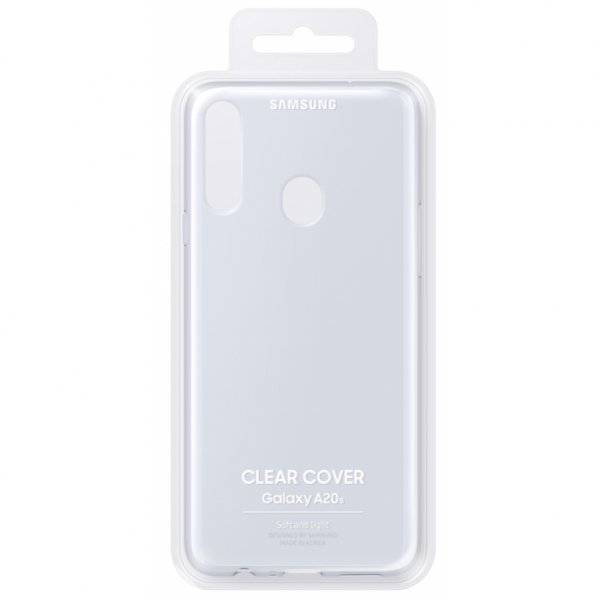 Чохол до моб. телефона Samsung A20s/EF-QA207TTEGRU - Clear Cover (Transparent) (EF-QA207TTEGRU)