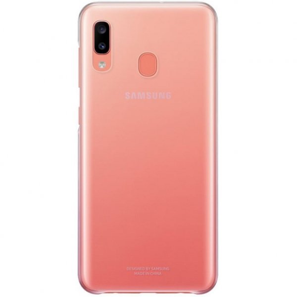 Чохол до моб. телефона Samsung Galaxy A20 (A205F) Gradation Cover Pink (EF-AA205CPEGRU)