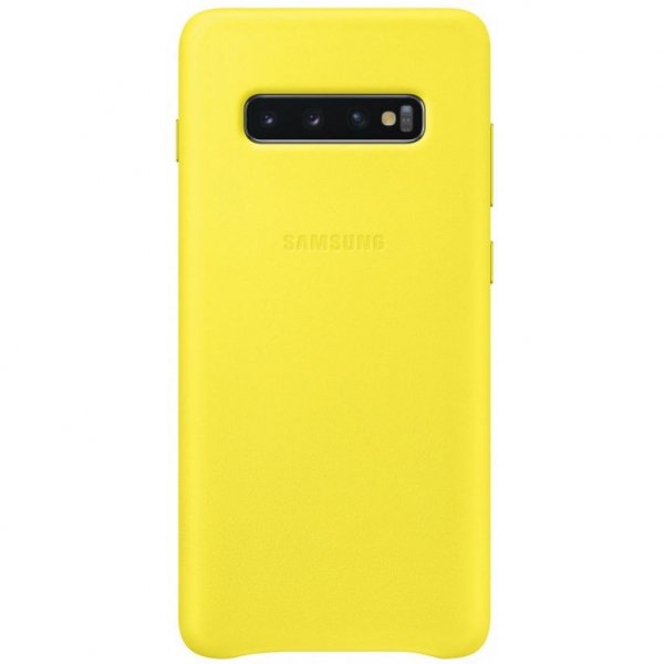 Чохол до моб. телефона Samsung Galaxy S10+ (G975) Leather Cover Yellow (EF-VG975LYEGRU)