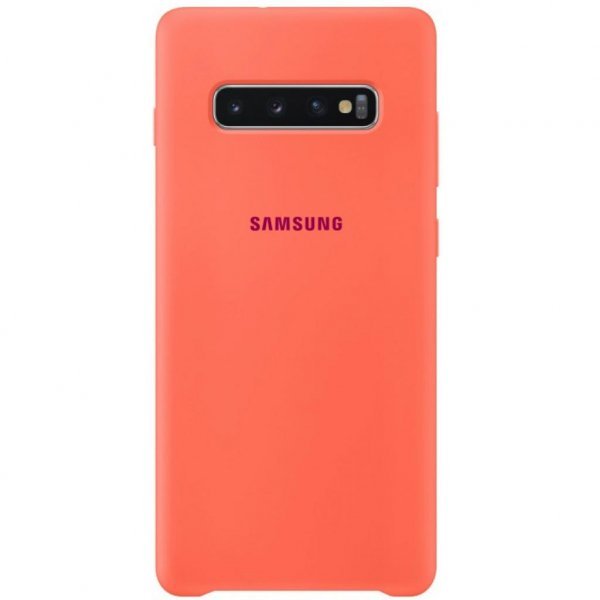 Чохол до моб. телефона Samsung Galaxy S10+ (G975) Silicone Cover Berry Pink (EF-PG975THEGRU)