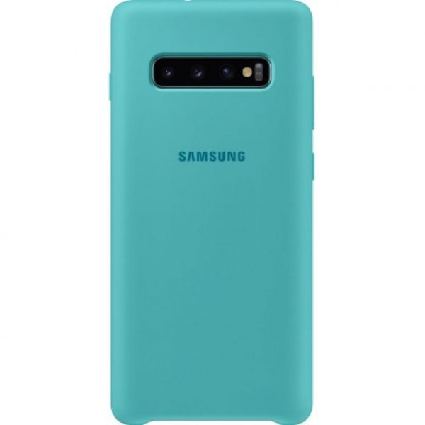 Чохол до моб. телефона Samsung Galaxy S10+ (G975) Silicone Cover Green (EF-PG975TGEGRU)