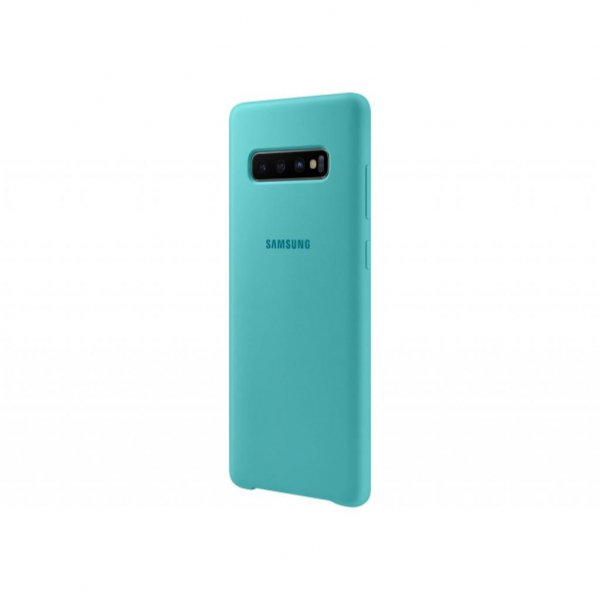 Чохол до моб. телефона Samsung Galaxy S10+ (G975) Silicone Cover Green (EF-PG975TGEGRU)
