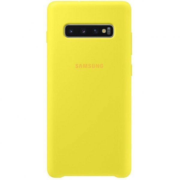 Чохол до моб. телефона Samsung Galaxy S10+ (G975) Silicone Cover Yellow (EF-PG975TYEGRU)