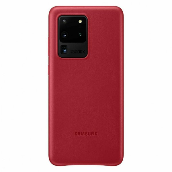 Чохол до моб. телефона Samsung Leather Cover Galaxy S20 Ultra (G988) Red (EF-VG988LREGRU)
