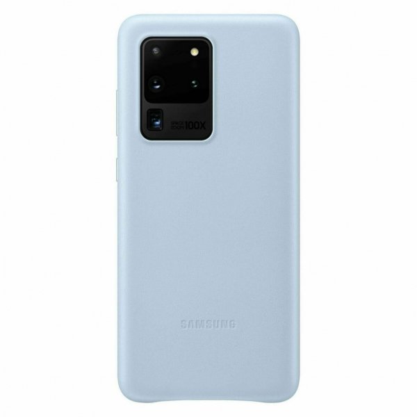 Чохол до моб. телефона Samsung Leather Cover Galaxy S20 Ultra (G988) Sky Blue (EF-VG988LLEGRU) Чохол до моб. телефона Samsung Leather Cover Galaxy S20 Ultra (G988) Sky Blue (EF-VG988LLEGRU)