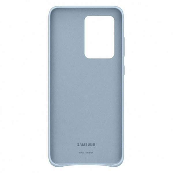 Чохол до моб. телефона Samsung Leather Cover Galaxy S20 Ultra (G988) Sky Blue (EF-VG988LLEGRU) Чохол до моб. телефона Samsung Leather Cover Galaxy S20 Ultra (G988) Sky Blue (EF-VG988LLEGRU)