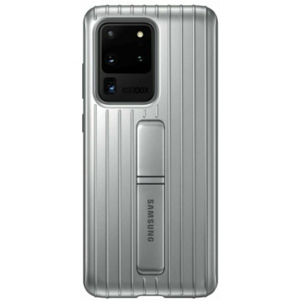 Чохол до моб. телефона Samsung Protective Standing Cover для Galaxy S20 Ultra (G988) Silver (EF-RG988CSEGRU)
