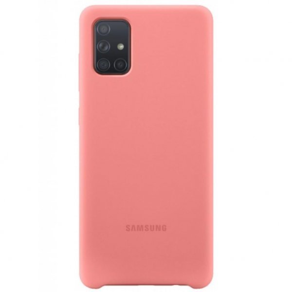 Чохол до моб. телефона Samsung Silicone Cover для Galaxy A71 (A715F) Pink (EF-PA715TPEGRU)